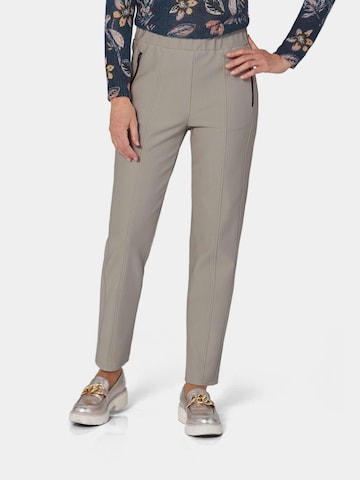Goldner Tapered Pants in Grey: front