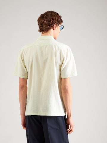 Coupe regular Chemise Lindbergh en vert