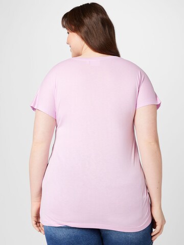 ONLY Carmakoma - Camisa 'KETTY' em roxo