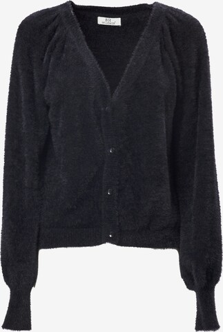 Influencer Knit Cardigan in Black: front