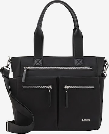 Sac bandoulière 'Odeta' L.CREDI en noir : devant