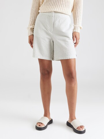 SELECTED FEMME Regular Trousers 'SLFVITTORIA' in Beige: front