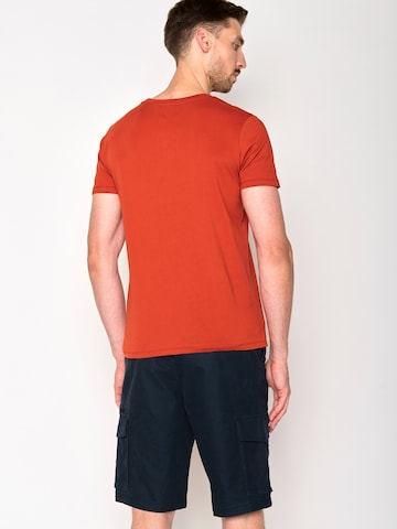 T-Shirt 'Bike Target' GREENBOMB en rouge
