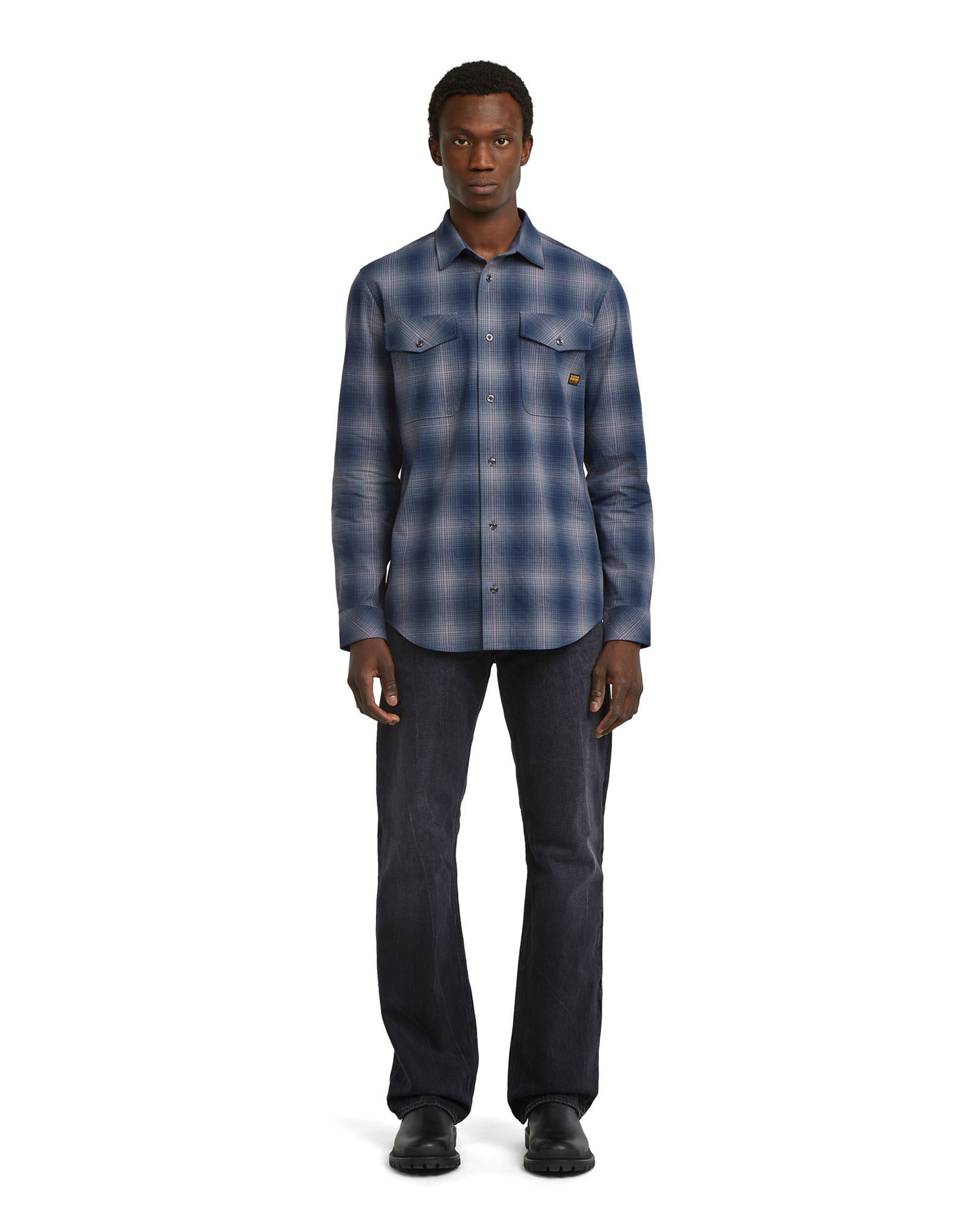 G-STAR Bootcut Jeans 'Lenney' in Zwart