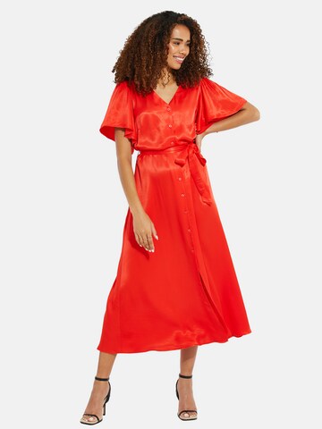 Threadbare Shirt dress 'Salad' in Red