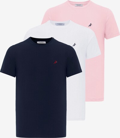Moxx Paris T-Shirt en rose clair / noir / blanc, Vue avec produit