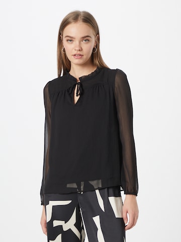ONLY Blouse 'Ditsy' in Black: front