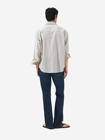 Giesto Comfort fit Button Up Shirt in Beige