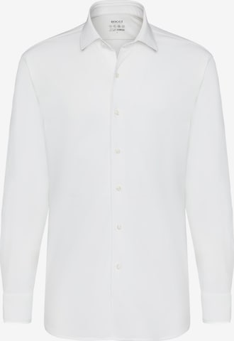 Chemise Boggi Milano en blanc : devant