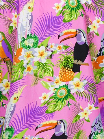 King Kameha Scarf 'Parrot Cockatoo' in Pink