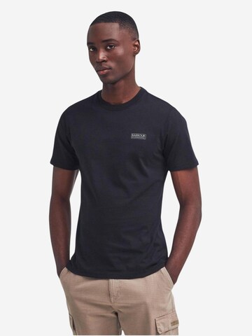 Maglietta di Barbour in nero: frontale