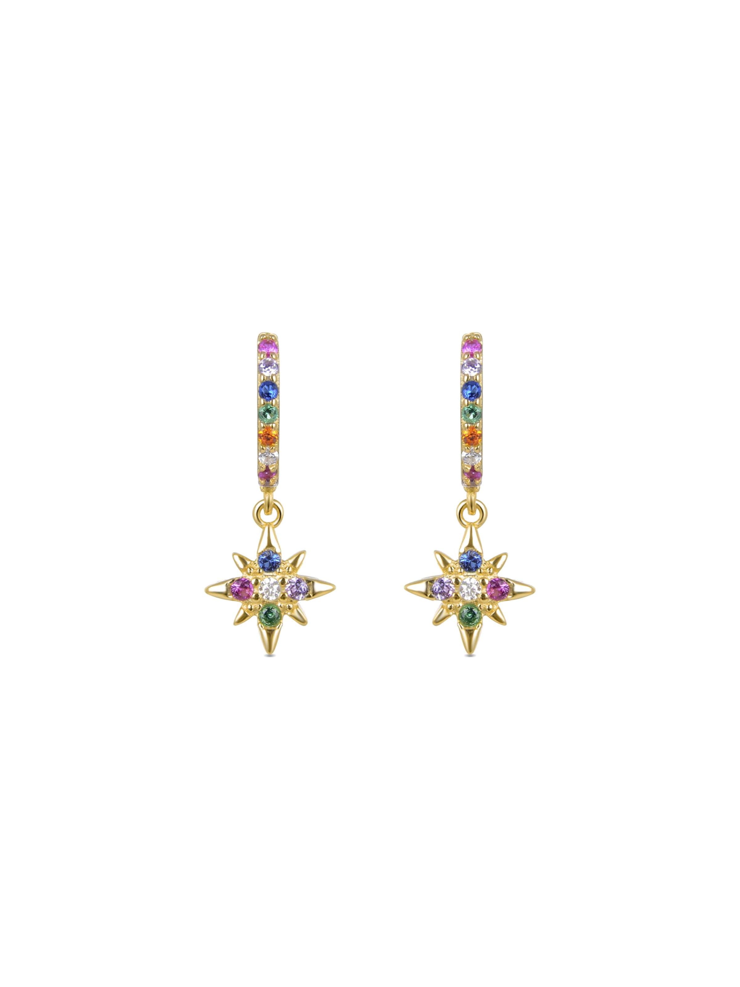 Luxenter - Pendientes 'Siba' en Mezcla de colores: frente