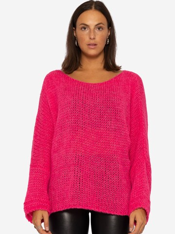 Pull-over SASSYCLASSY en rose : devant