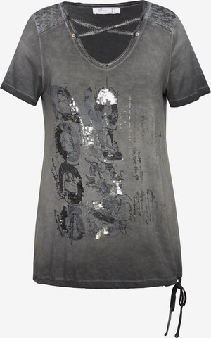 T-shirt MIAMODA en gris : devant