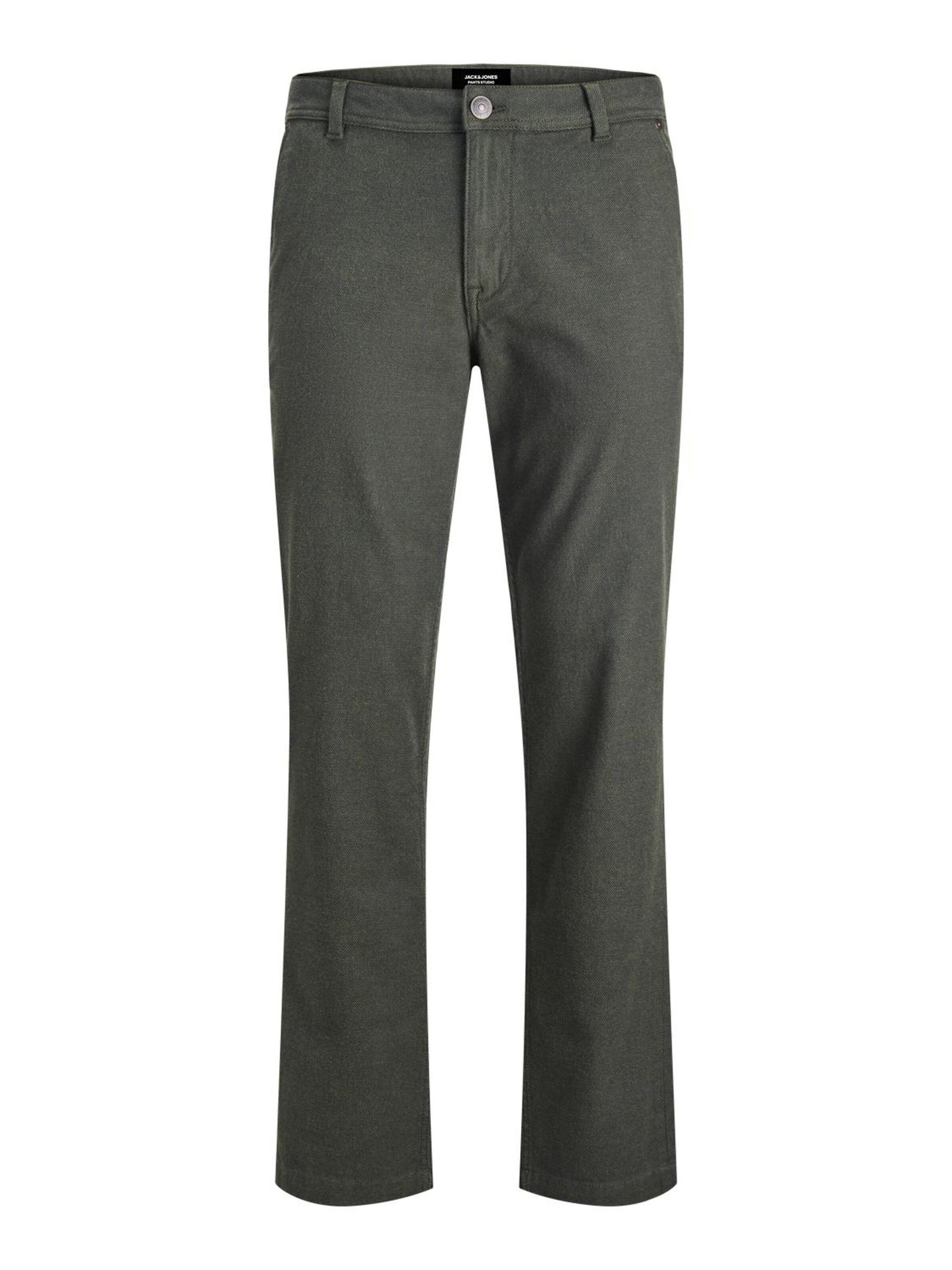 JACK & JONES Regular Chino in Groen: voorkant