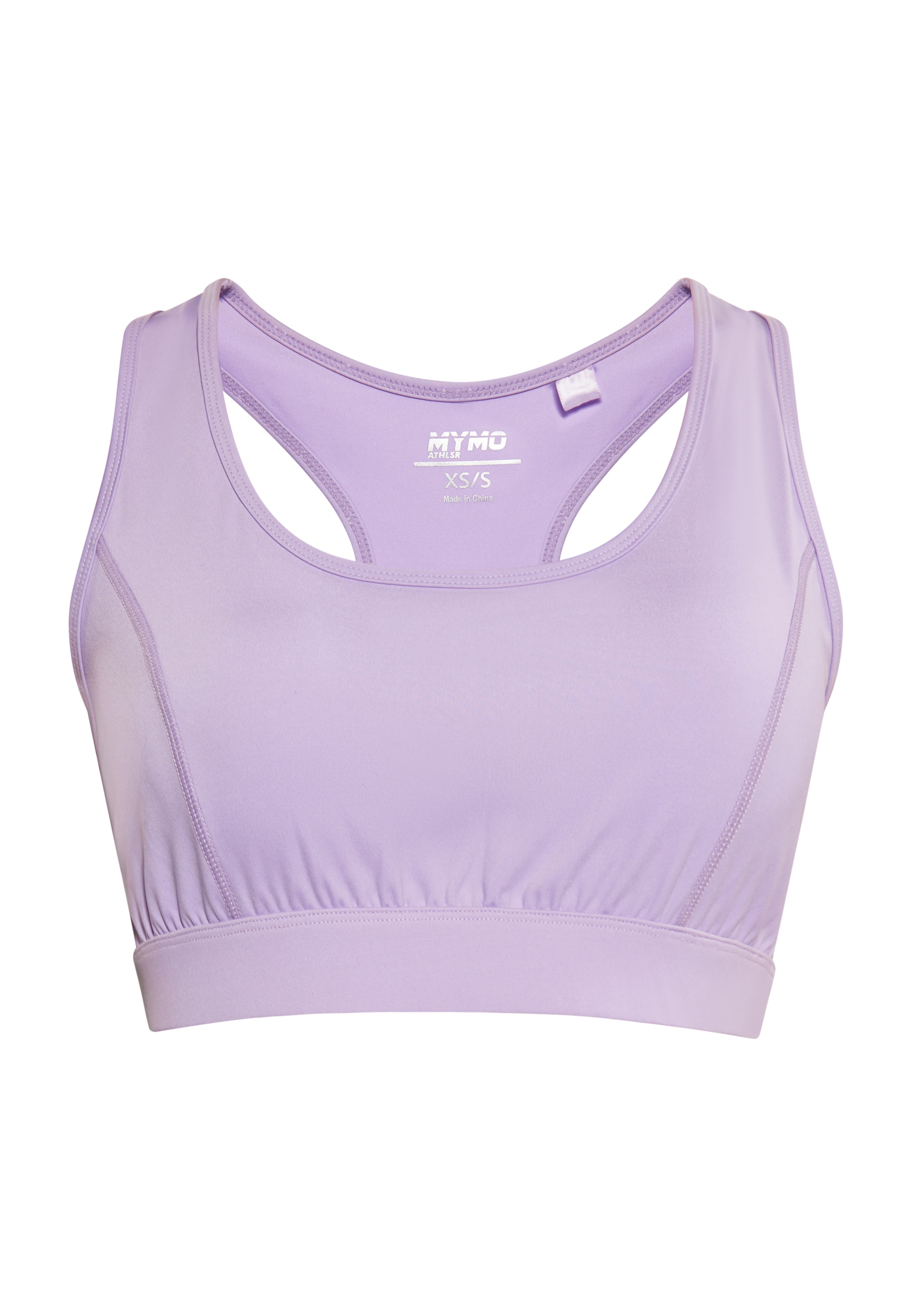 myMo ATHLSR Õlapaelteta topp Spordirinnahoidja, värv lilla: eest vaates