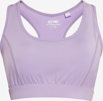 myMo ATHLSR Bustier Sport bh in Lila: voorkant