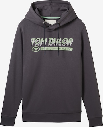 Sweat-shirt TOM TAILOR en gris : devant