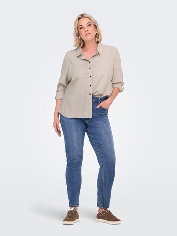 ONLY Carmakoma Blouse 'CARYasmin' in Beige