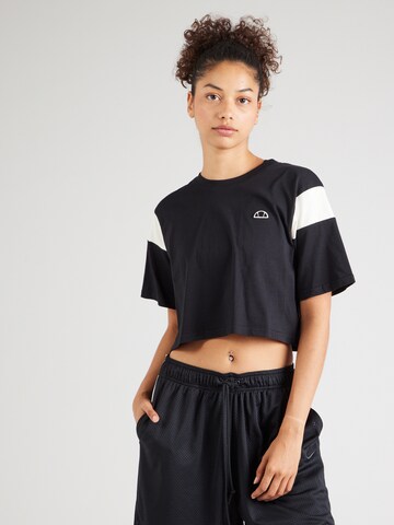 ELLESSE - Camisa 'Derpy' em preto: frente