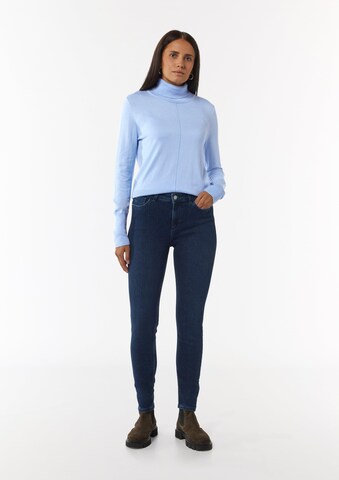 comma casual identity Trui in Blauw