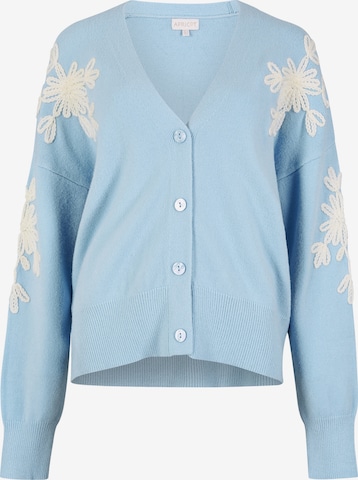 Cardigan bavarois ' ' Apricot en bleu : devant