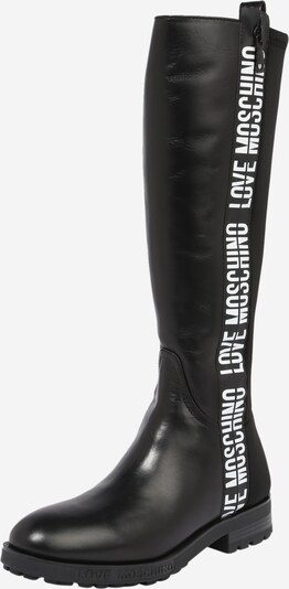 Love Moschino Ботуши в черно / бяло, Преглед на продукта
