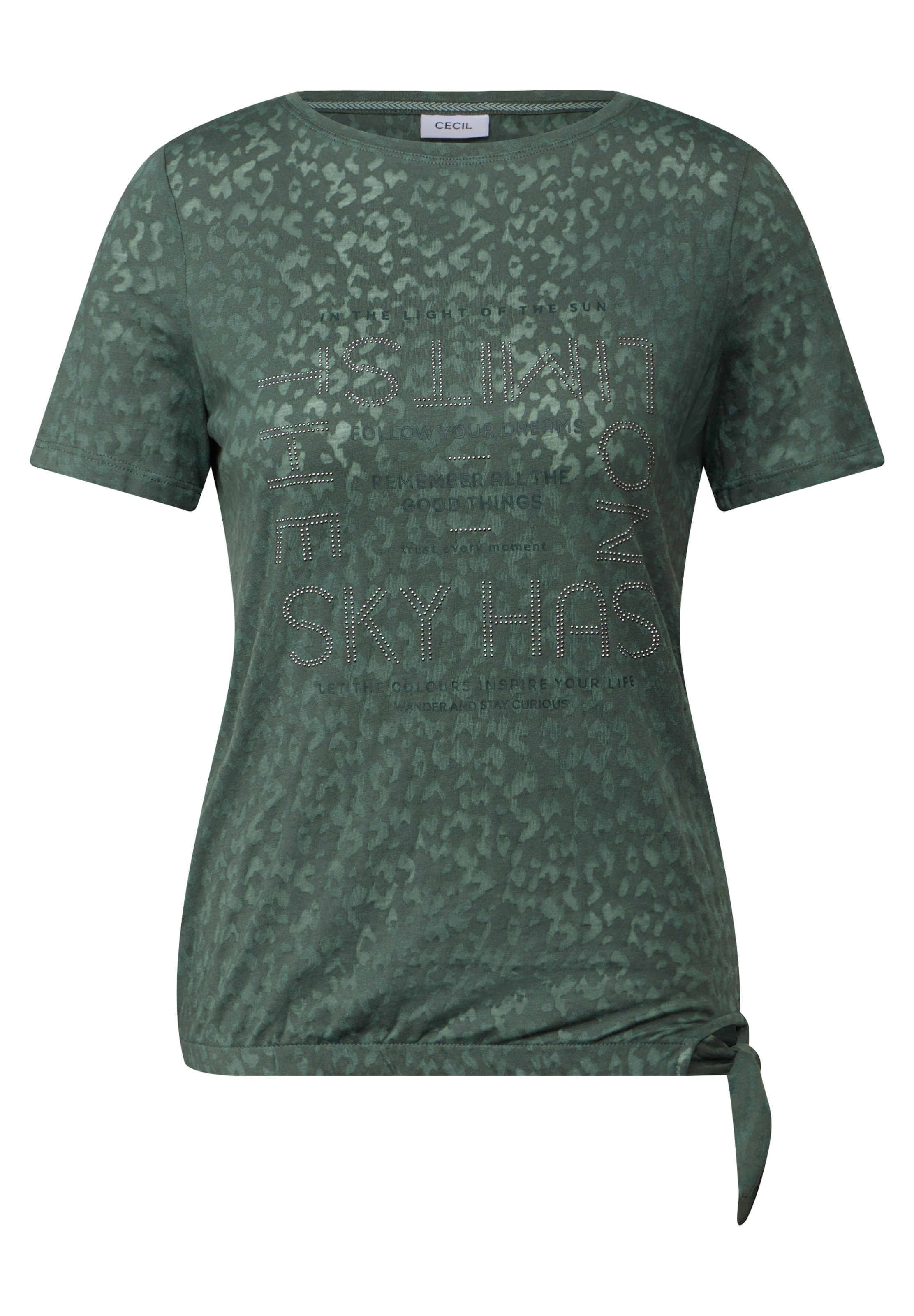 CECIL Shirt in Green: front