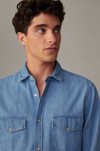 STRELLSON Regular fit Button Up Shirt in Blue