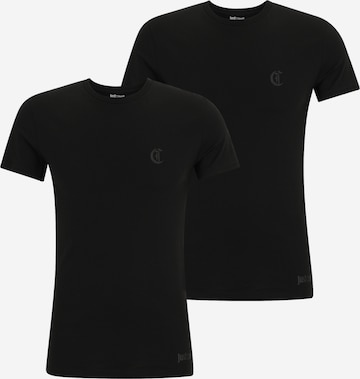 juoda Just Cavalli Apatiniai marškinėliai: priekis