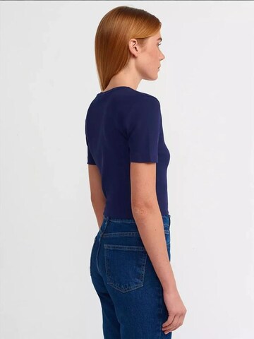 Hiccup Top 'Crop Top' | modra barva