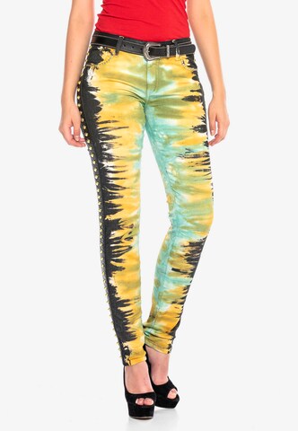 CIPO & BAXX Regular Jeans in Yellow: front