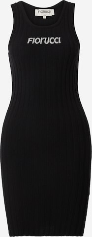 Fiorucci - Vestido de punto 'Angolo' en negro: frente