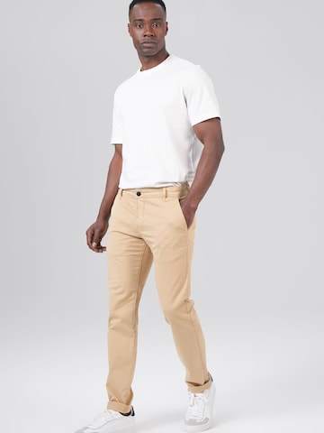 M.O.D MIRACLE OF DENIM Lærredsbukser i beige: forside