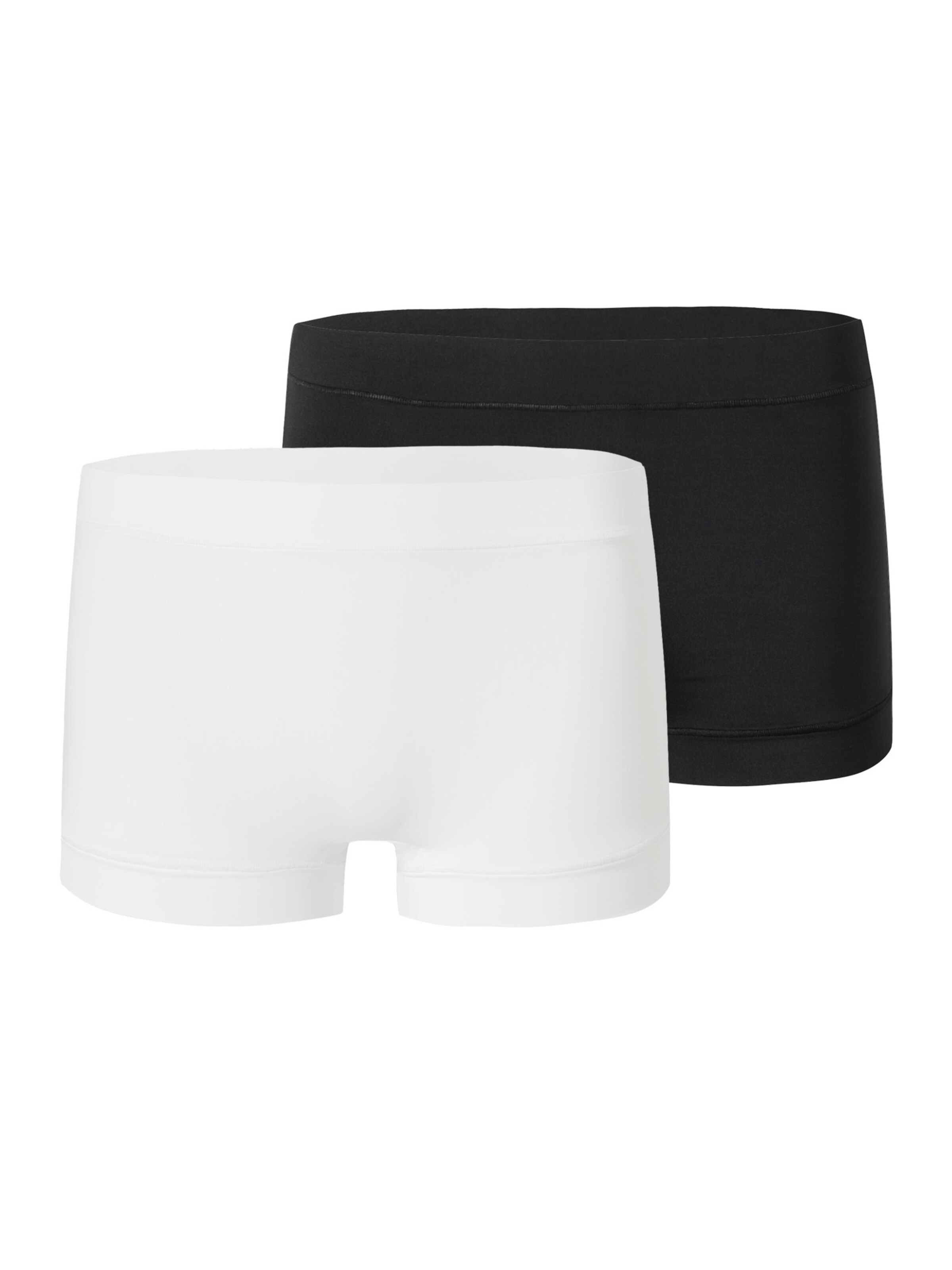 SCHIESSER Shorts ' Unique Micro ' in Schwarz: Vorderseite