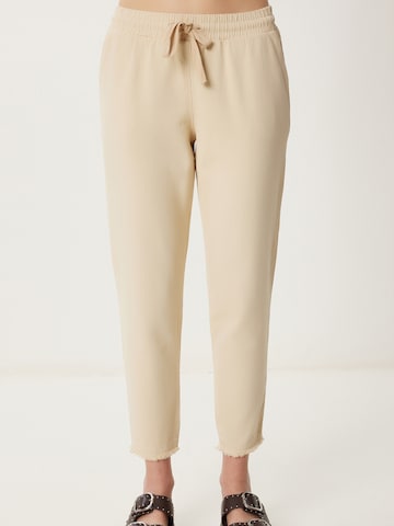 Effilé Pantalon Happiness İstanbul en beige : devant