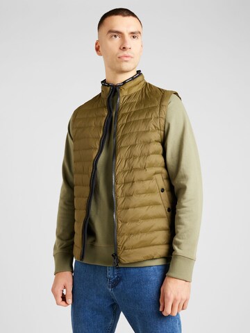 Peuterey Vest 'Moise' in Green: front