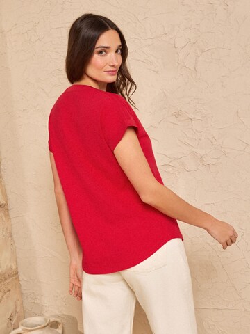 T-shirt love & roses en mélange de couleurs