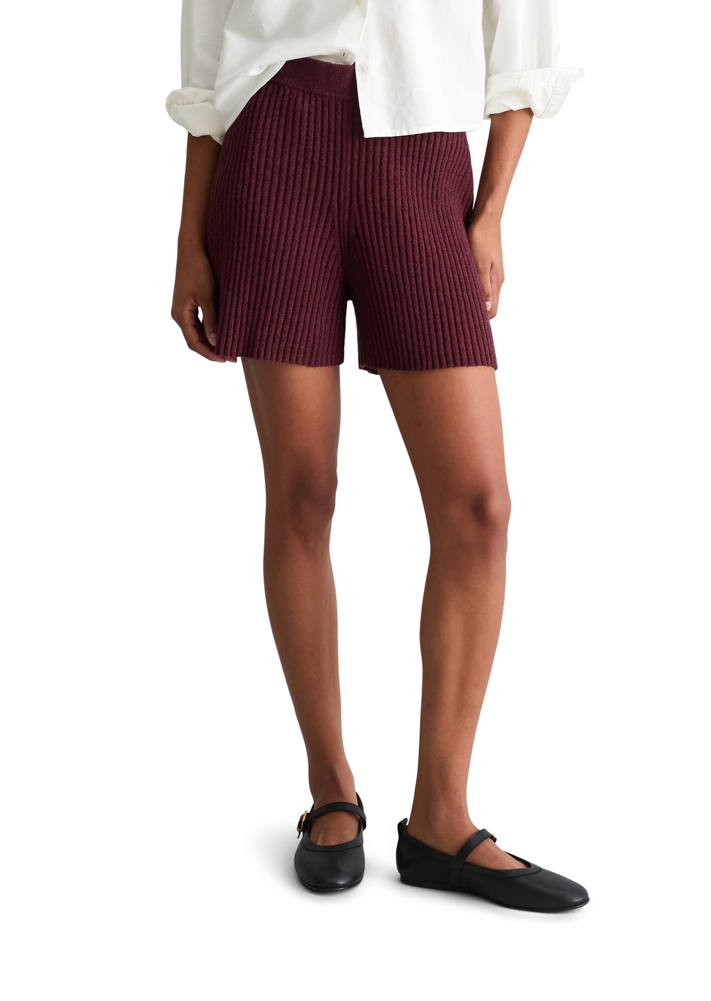 Marc O'Polo DENIM Slim fit Trousers in Red: front