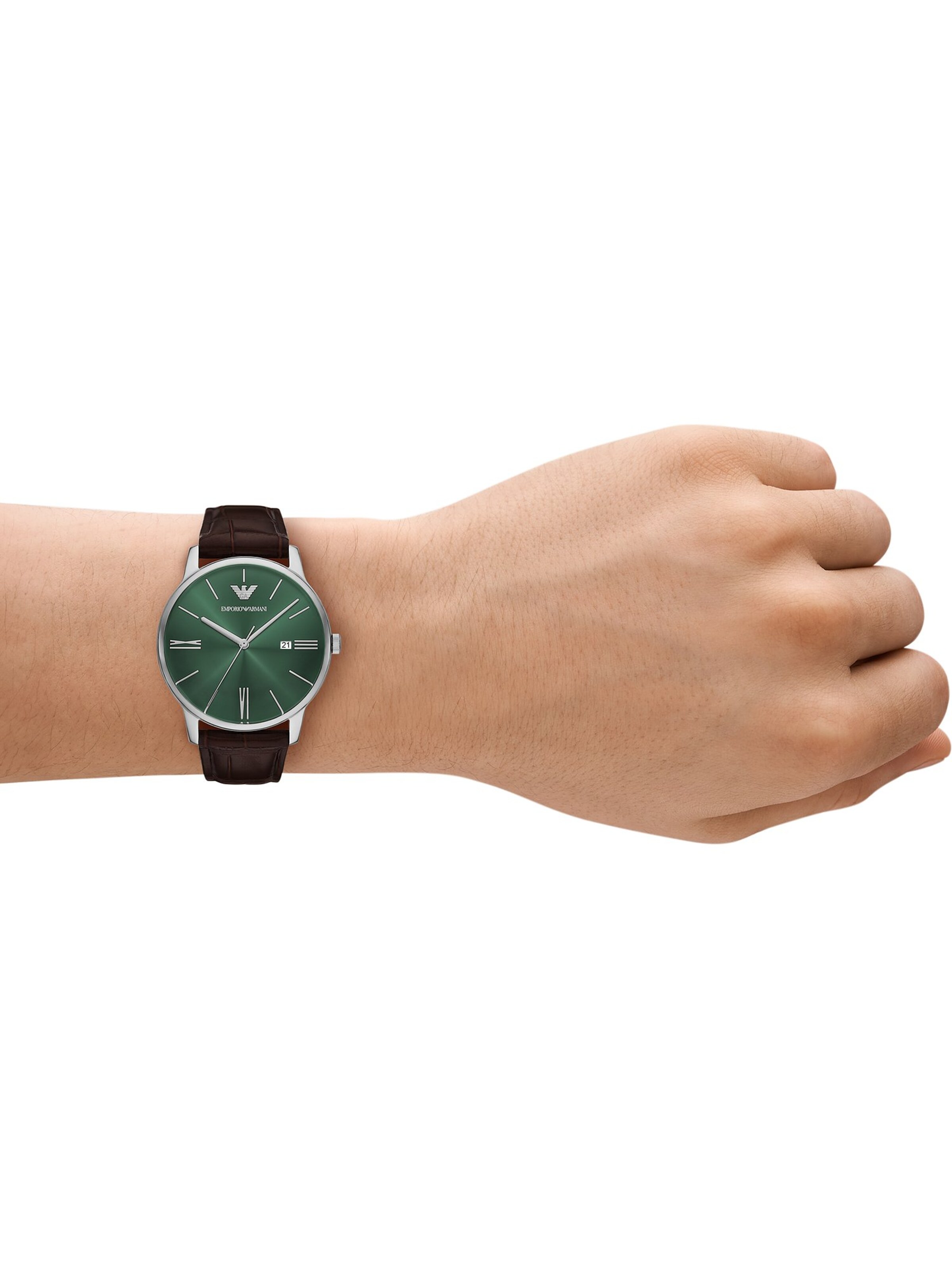 Emporio Armani Analog watch in Brown