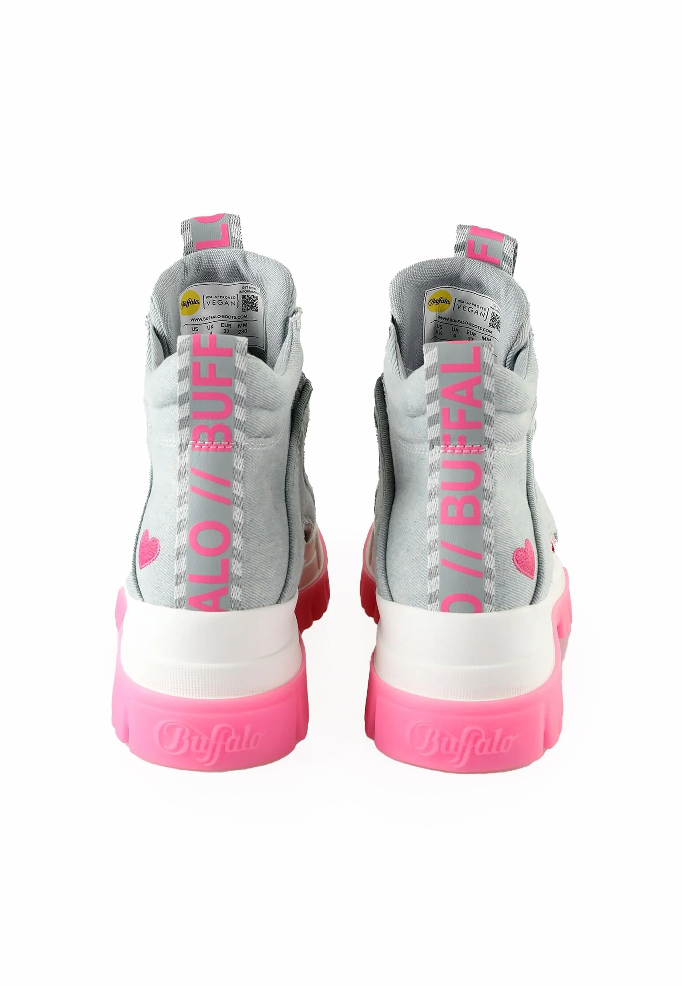 BUFFALO Lace-up bootie 'Aspha NC' in Blue