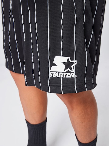 Starter Black Label Normální Kalhoty – černá