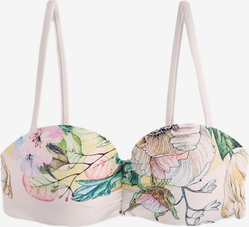 geltona Next Bandeau Bikinio viršutinė dalis: priekis