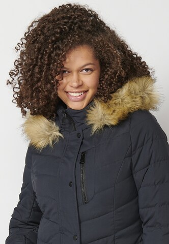 KOROSHI Winterparka in Blauw