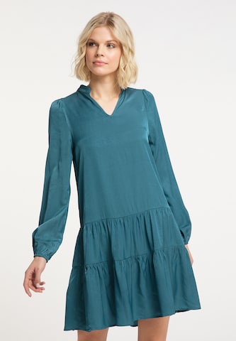 Robe-chemise Usha en vert : devant