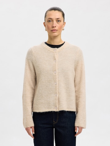 SELECTED - Cárdigan 'SLFLULU' en beige: frente