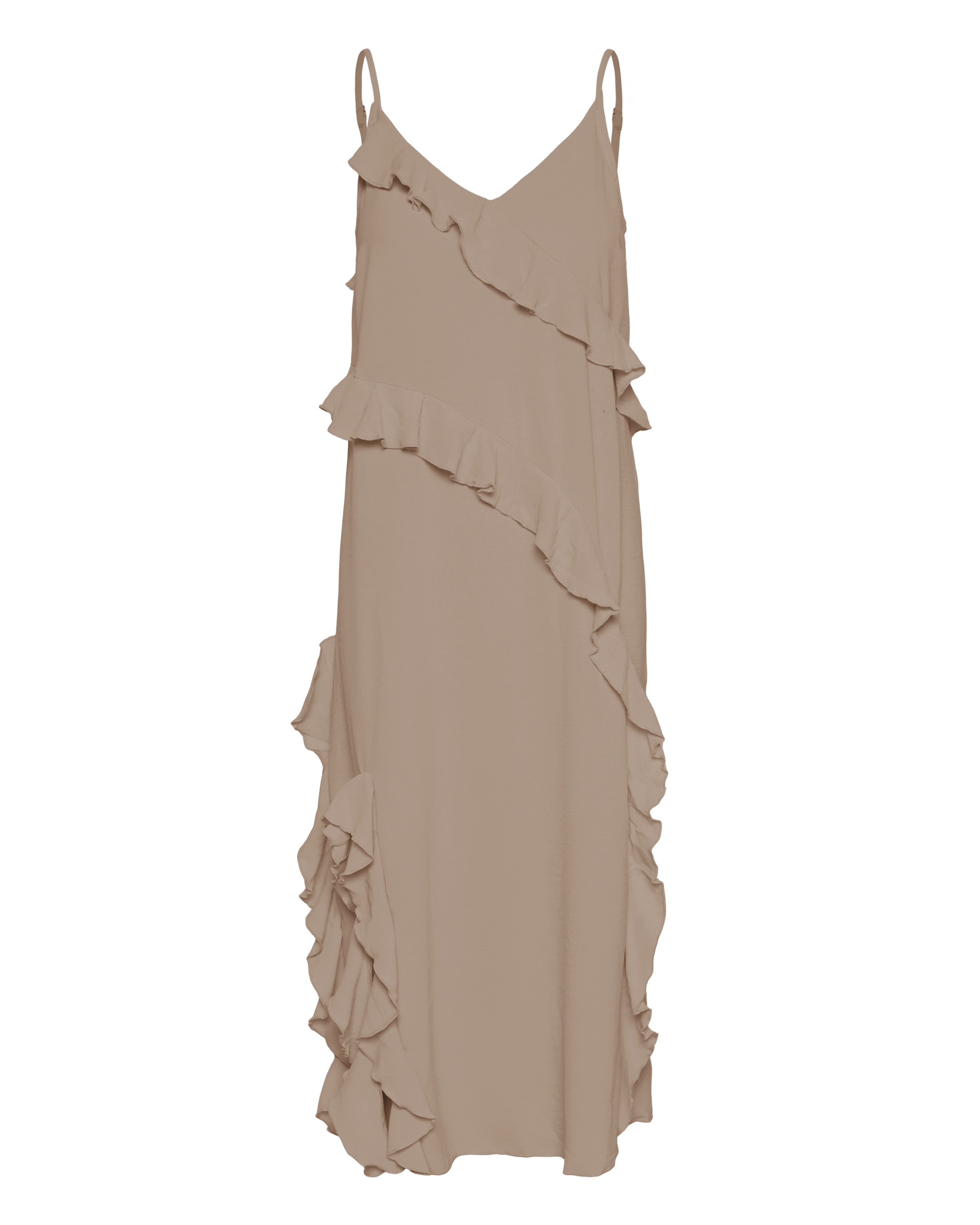 SAINT TROPEZ Dress in Beige: front