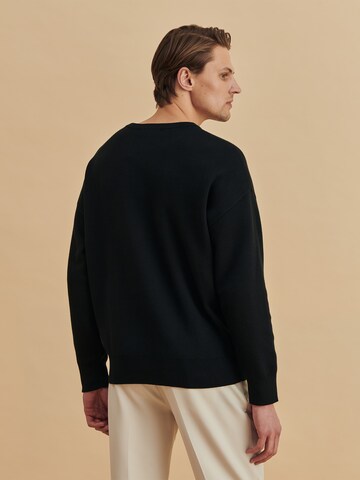 DAN FOX APPAREL Sweater 'Sascha' in Black