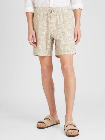 HOLLISTER Regular Housut värissä beige: edessä