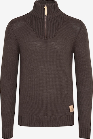 !Solid - Jersey 'Petro' en marrón: frente